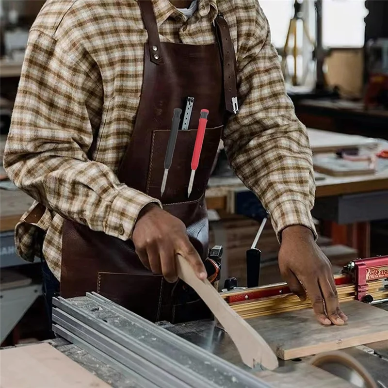 مجموعة أقلام النجارة الميكانيكية أدوات وضع علامات على الجدران مناسبة للنجارين وعمال البناء متينة وسهلة التركيب