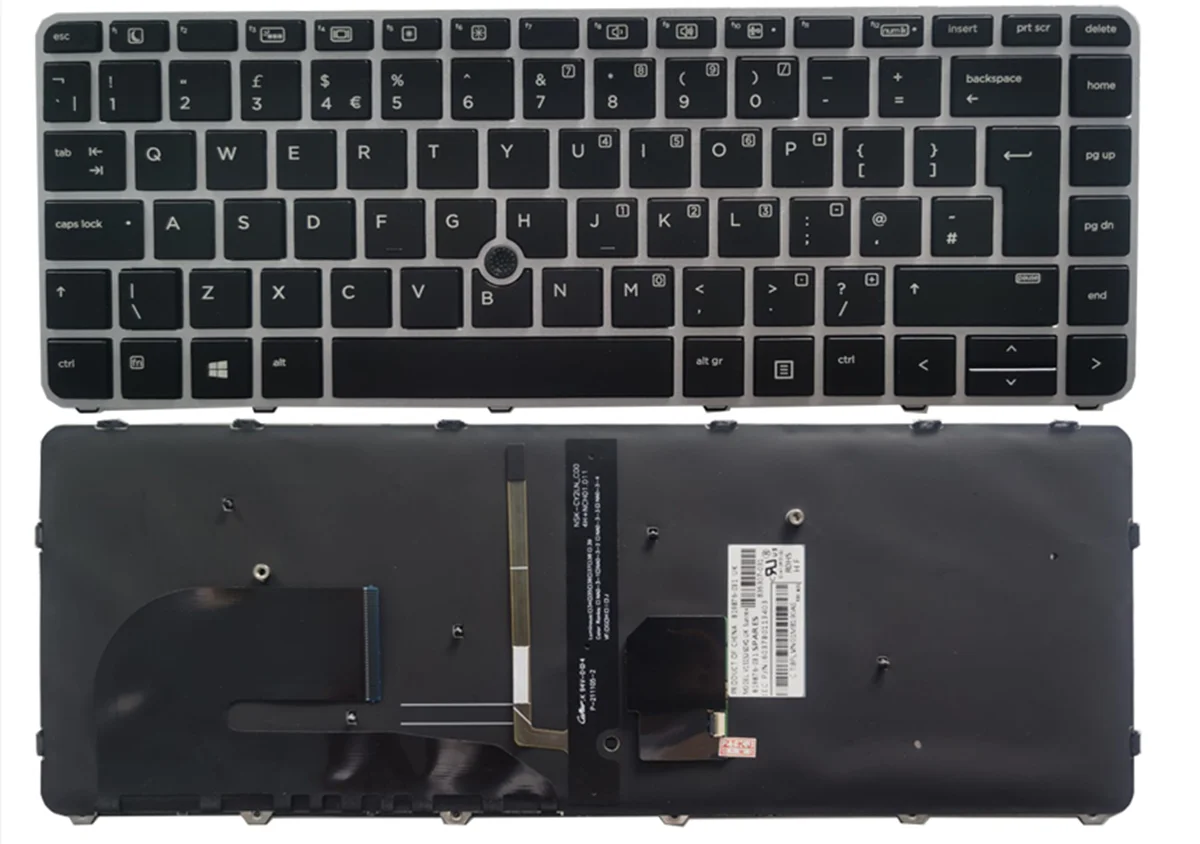 New UK Spanish French Brazil Keyboard For HP EliteBook 840 G3 745 G3 745 G4 840 G4 848 G3 With Backlit SP FR BR