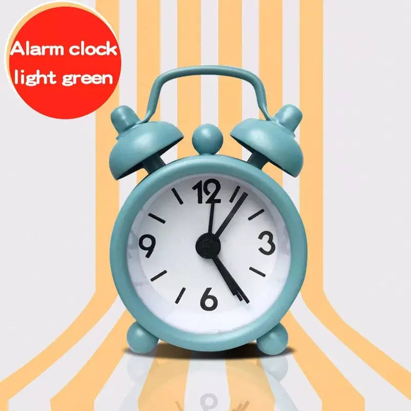 Mini Cute Metal Small Alarm Clock Creative Student Electronic Clock Alarm