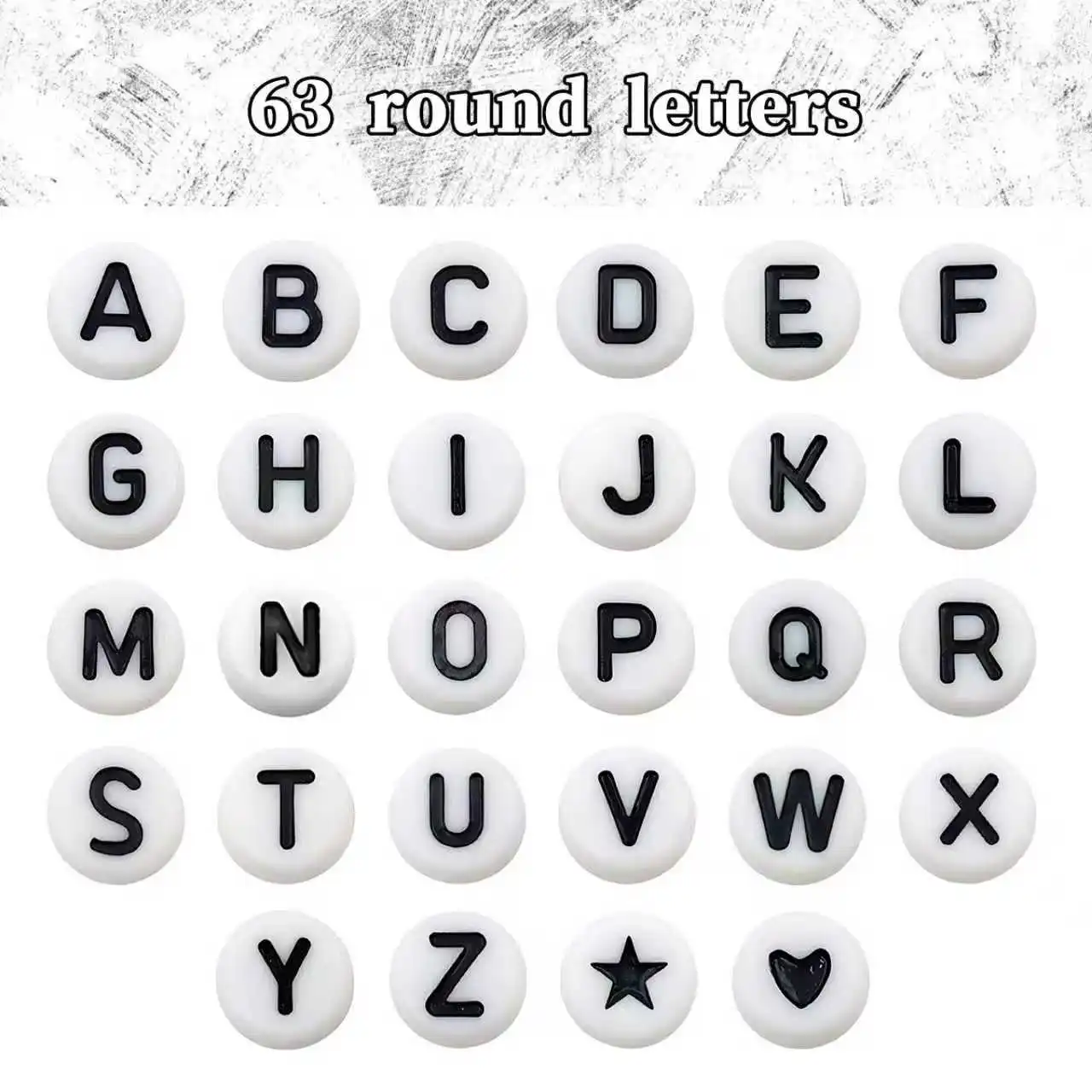 126 Stück Alphabet-Buchstaben-Aufkleber, nicht reinweiß, selbstklebende Buchstaben-Etiketten, Aufkleber für Scrapbooking, Basteln, DIY, Basteltagebuch – Detail 5