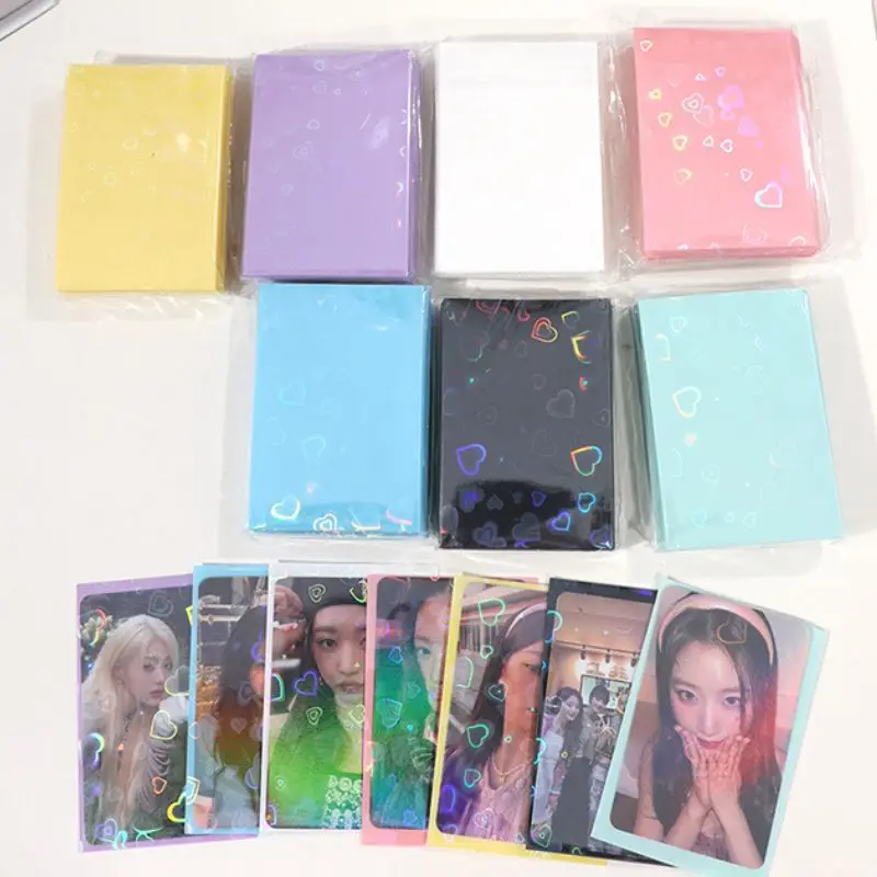 حافظة واقية لبطاقة توبلادر للحشرات ، على طراز القلب ، لمعان ، ملون ، حب ، تخزين صور ، جديد ، حزمة من 50 قطعة #5