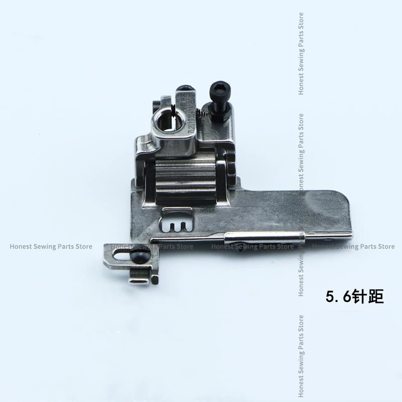 W500 Lacankhan Car Edge Wrapping Roller Presser Foot, Three Needle Five Thread Tension Sewing Machine Iron Gear Presser Foot