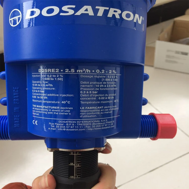 French Dosatron D25RE2 Injector For Greenhouse Irrigation System