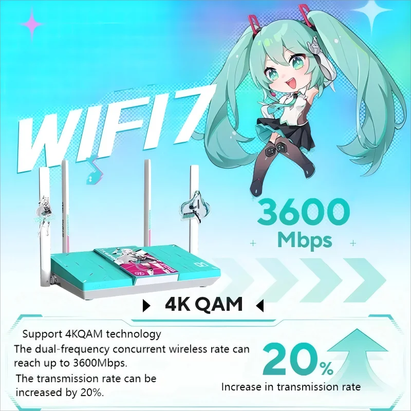

ASUS RT-BE57 Маршрутизатор WiFi7, гигабитный беспроводной маршрутизатор ускорения для киберспортивных игр
