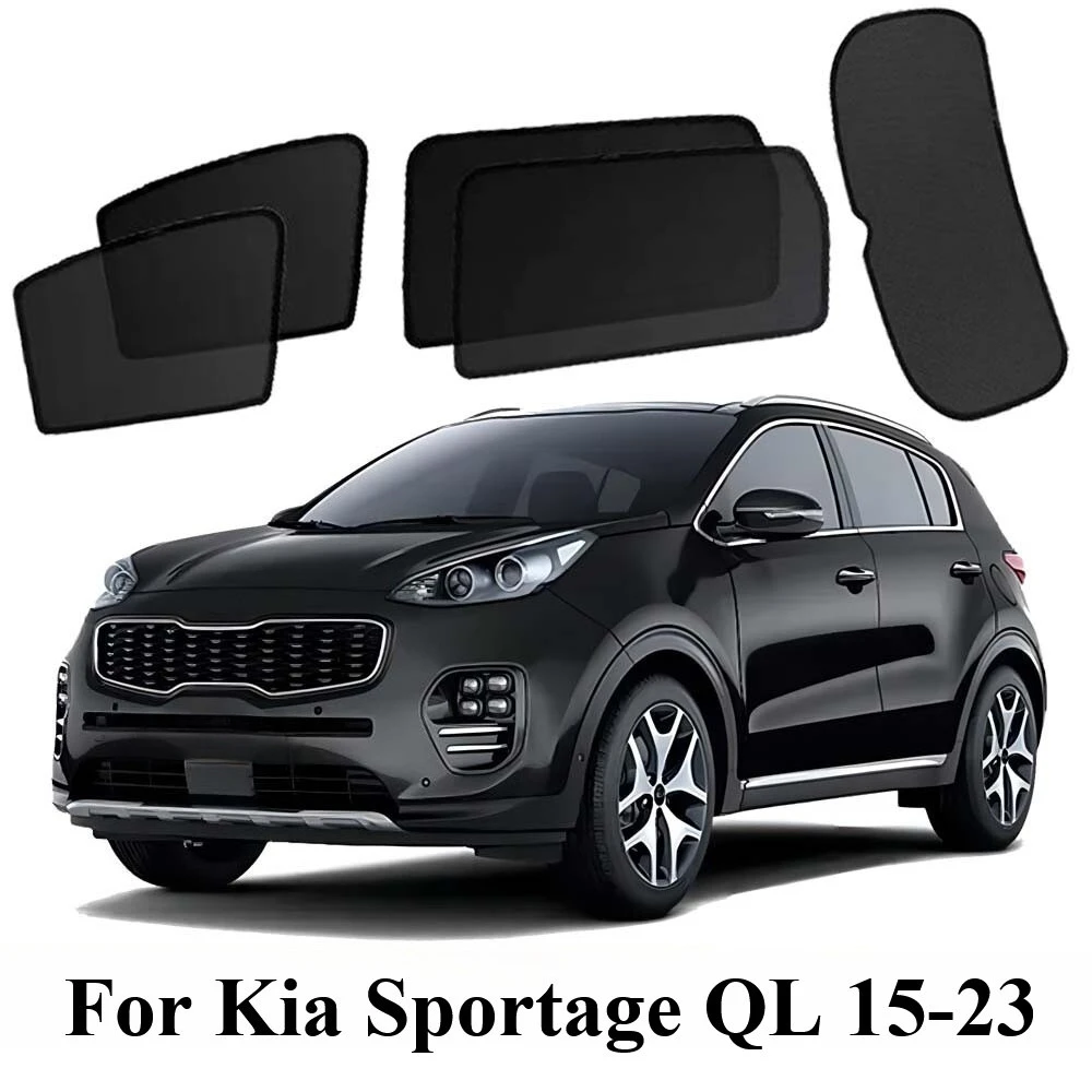 Magnetic Sun Shades For Kia Sportage QL 15-23 Front Mid Back Windows Sun Blind