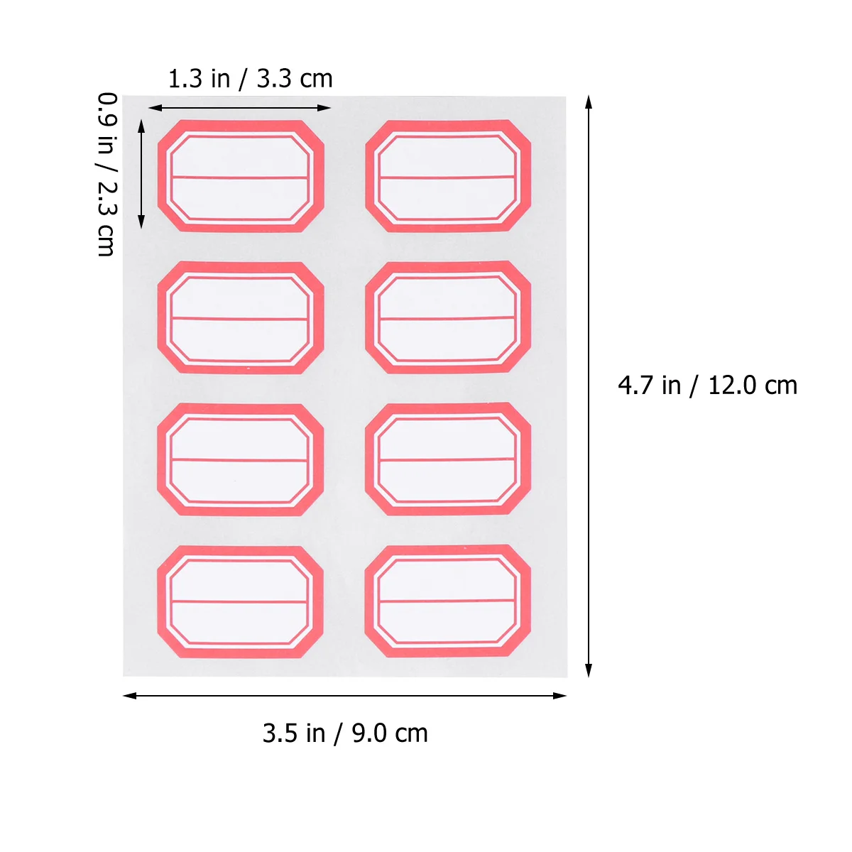 Self-Adhesive Label Stickers Blank Price Tags For Office School Home Organization Classification