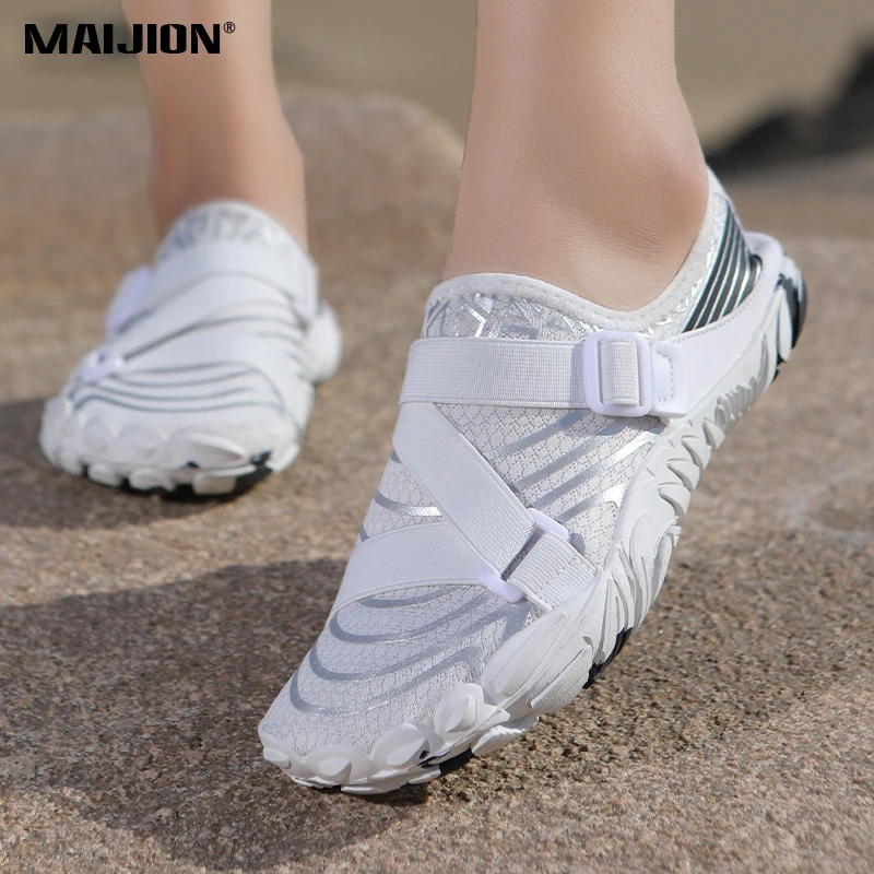 Men Women Wading Shoes Breathable Beach Swimming Aqua Shoes Quick-Dry Outdoor Water Sports Shoes for Surfing Diving Non-slip