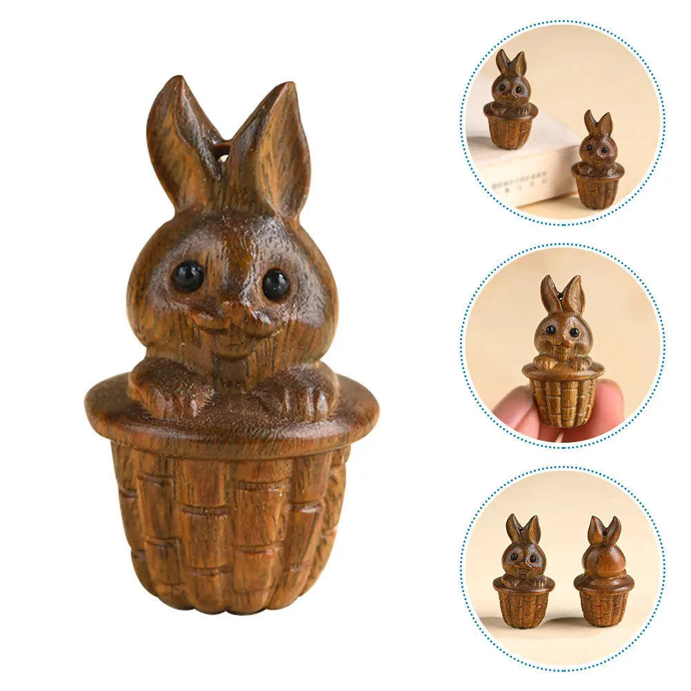 

Adorable Wooden Bunny Ornament for DIY Crafts Home Decoration Keychain Necklace Gift Idea Rabbit Ornaments Bunny Ornament
