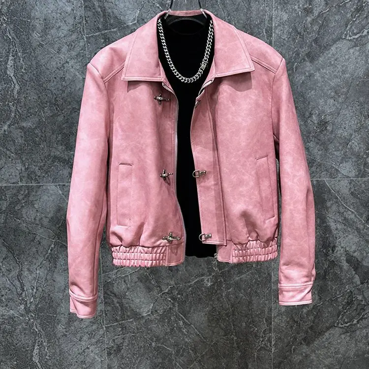 

Весенне-осенняя мужская куртка, новый дизайн, модный, красивый, универсальный, в стиле ретро, американский велосипедный мотоцикл