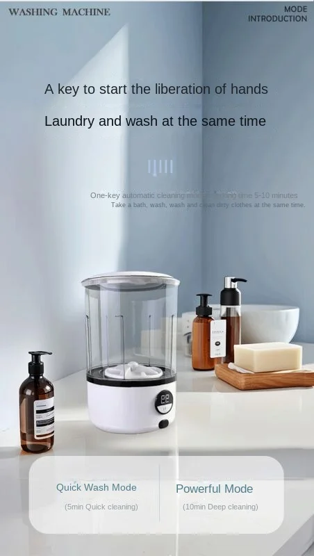 Portable washing machine view 3