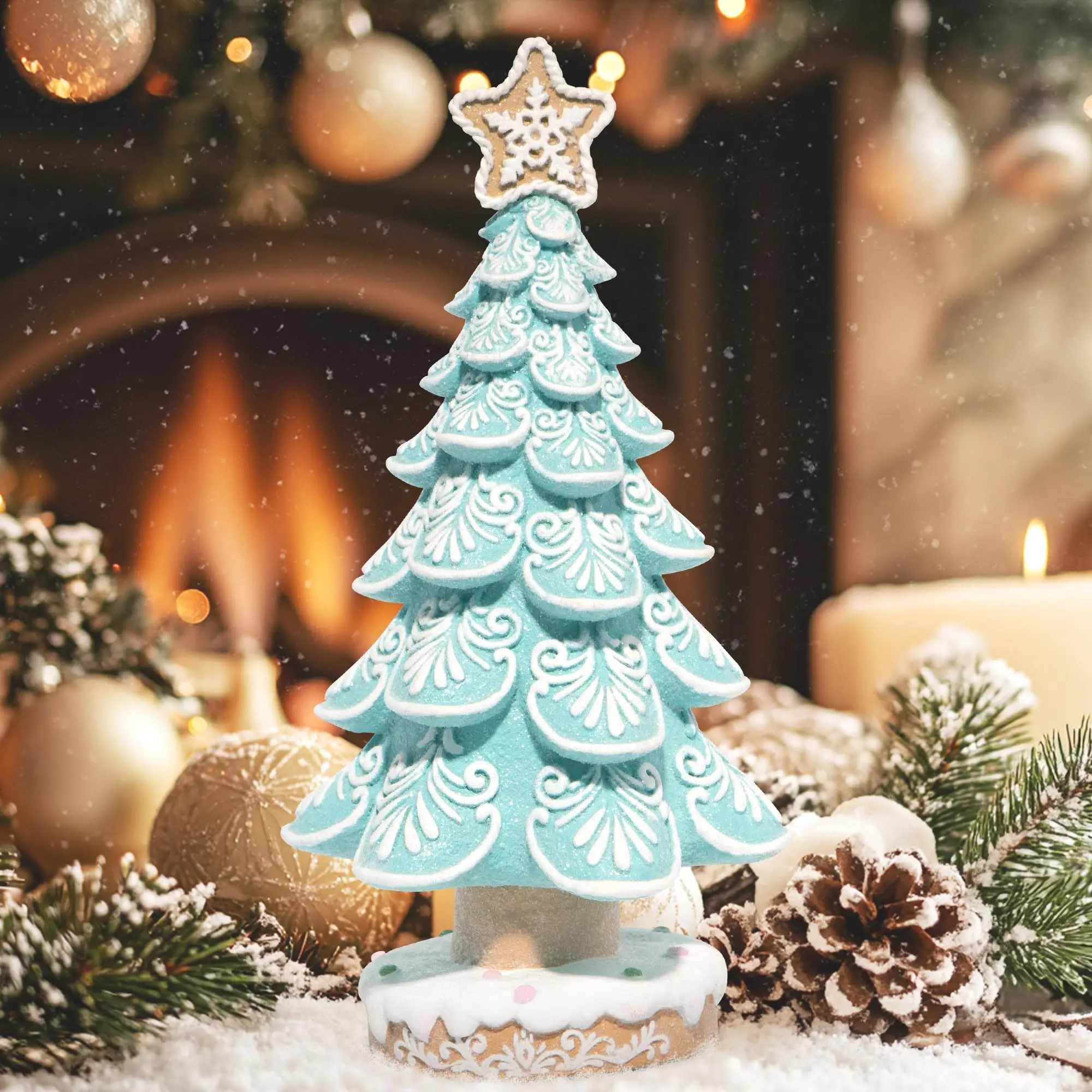 Christmas Tree Decoration Gingerbread Figurines Decor Handmade for Xmas Gifts - Christmas Day Party Home Decor