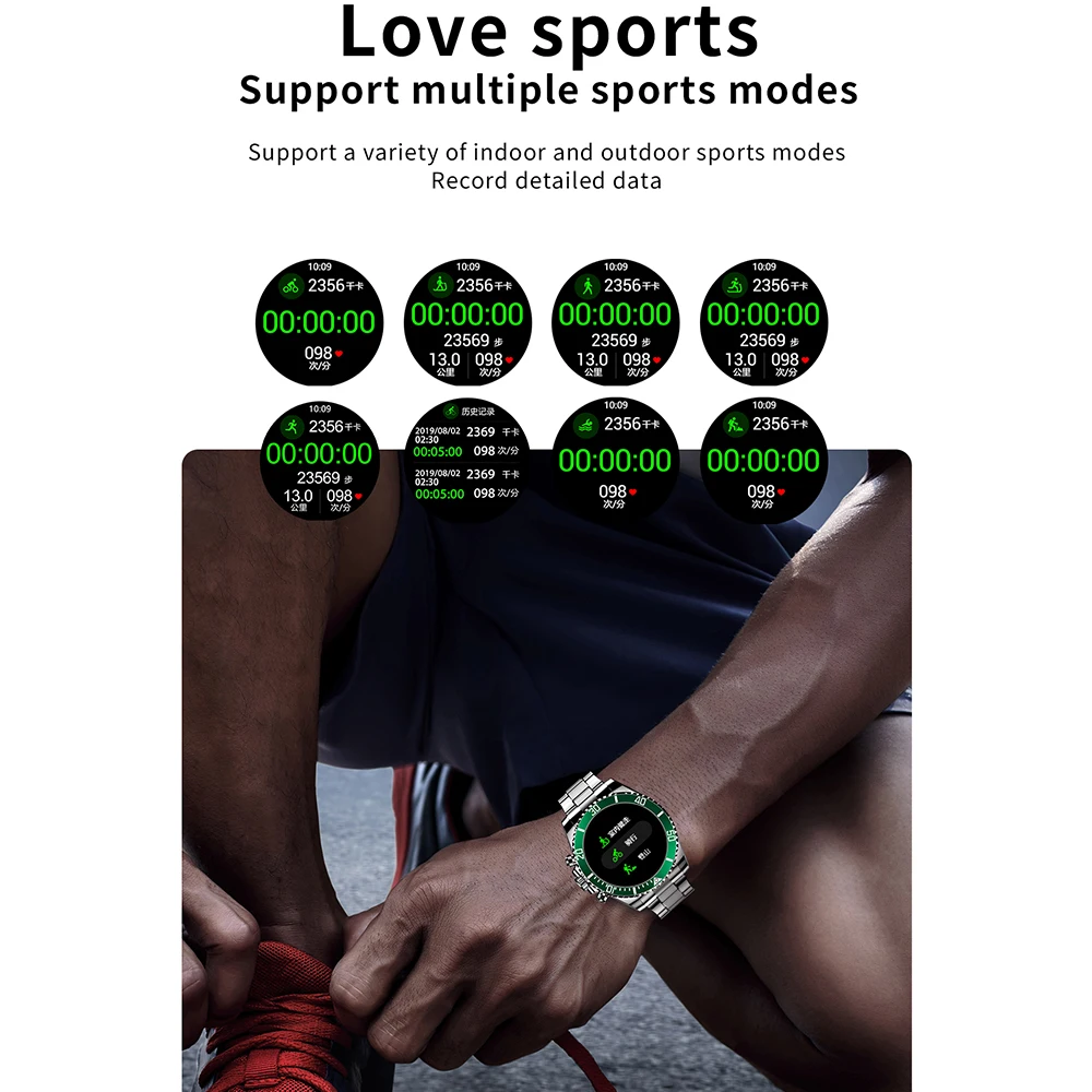 AW12 Smart Watch for Men Women Bluetooth Call Smartwatch Men\'s Wristwatch Steel Wrist Clock Waterproof Watches Fitness Bracelet