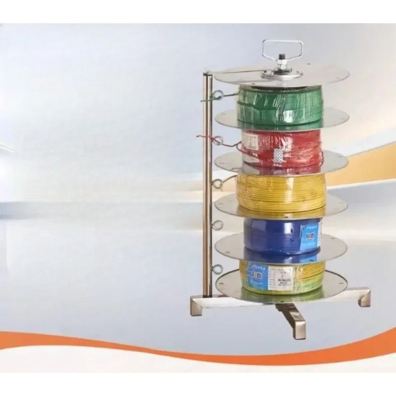 

Adjustable Speed Pay-Off Rack – Electrician Cable Dispenser for 0-10mm² Wires with Wiring Tool & Pay-Off Disc