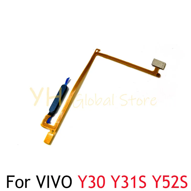 For VIVO Y30 Y31S Y52S Home Button Fingerprint Touch ID Sensor Flex Cable Repair Parts