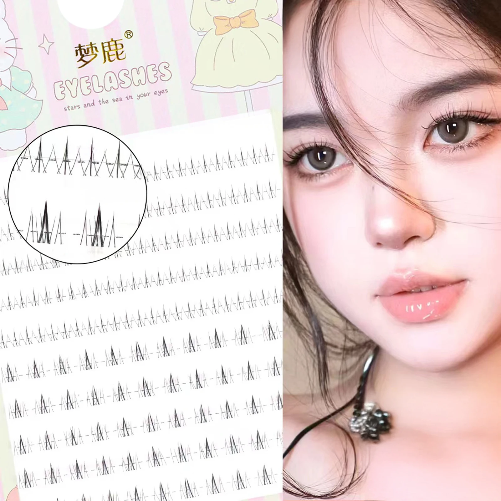 Naturalne sztuczne rzęsy dolne, przezroczysta taśma, kępki, dramatyczna objętość, dolne rzęsy dla kobiet, do codziennego makijażu.