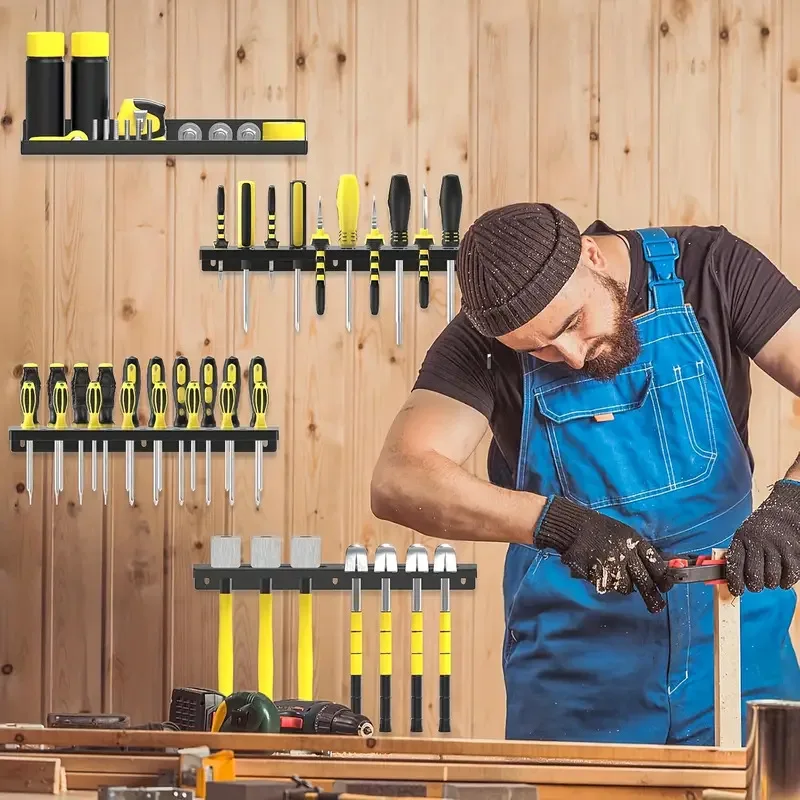 منظم مفك البراغي كماشة محمولة مقاومة للصدأ منظم أدوات المرافق لحديقة المرآب أداة ورشة عمل الصدر منضدة