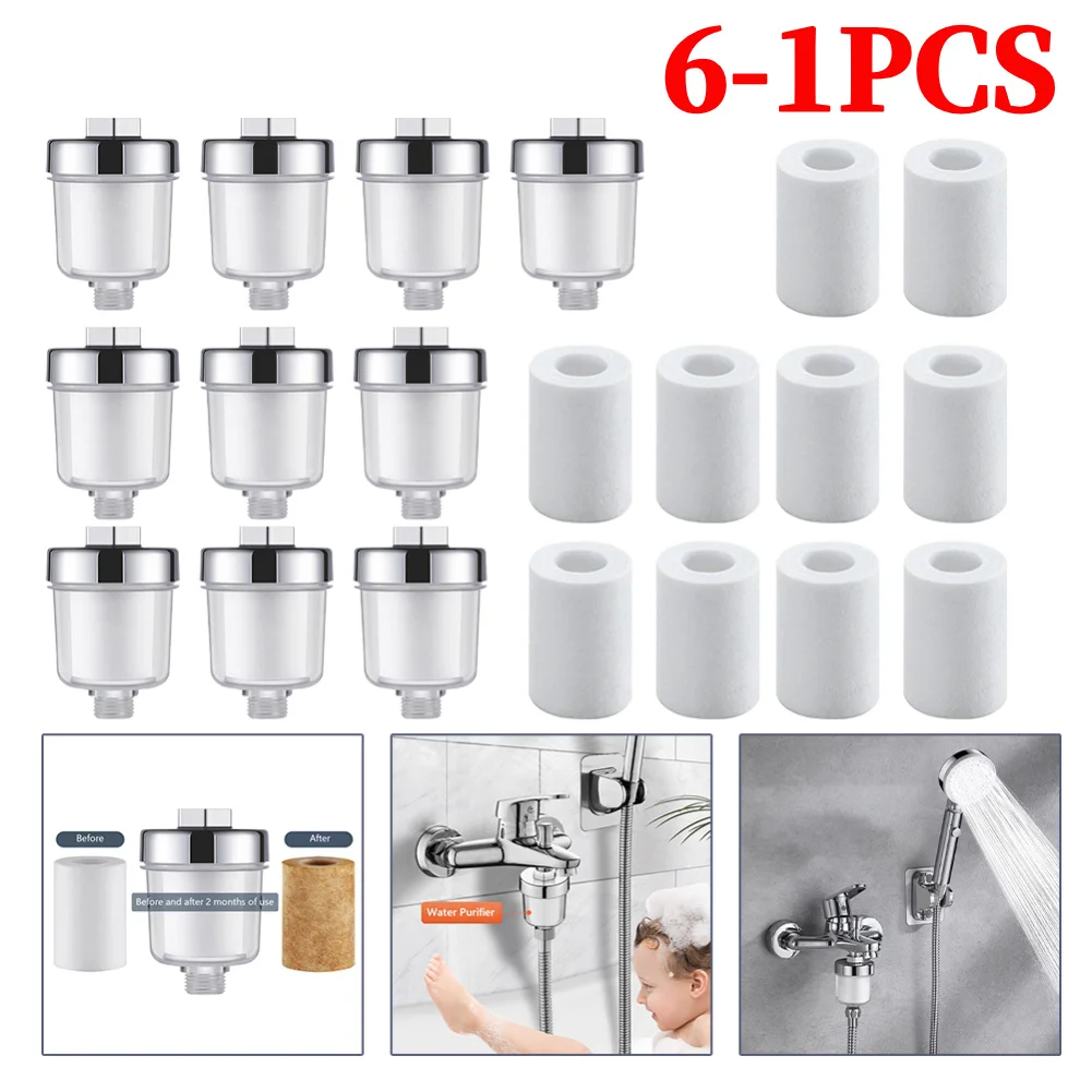 

3 комплекта, переключатель подключения фильтра для душа, спринклерный фильтр 3,5x2,4 дюйма, бытовой фильтр для воды для улучшения здоровья кожи, волос, ногтей