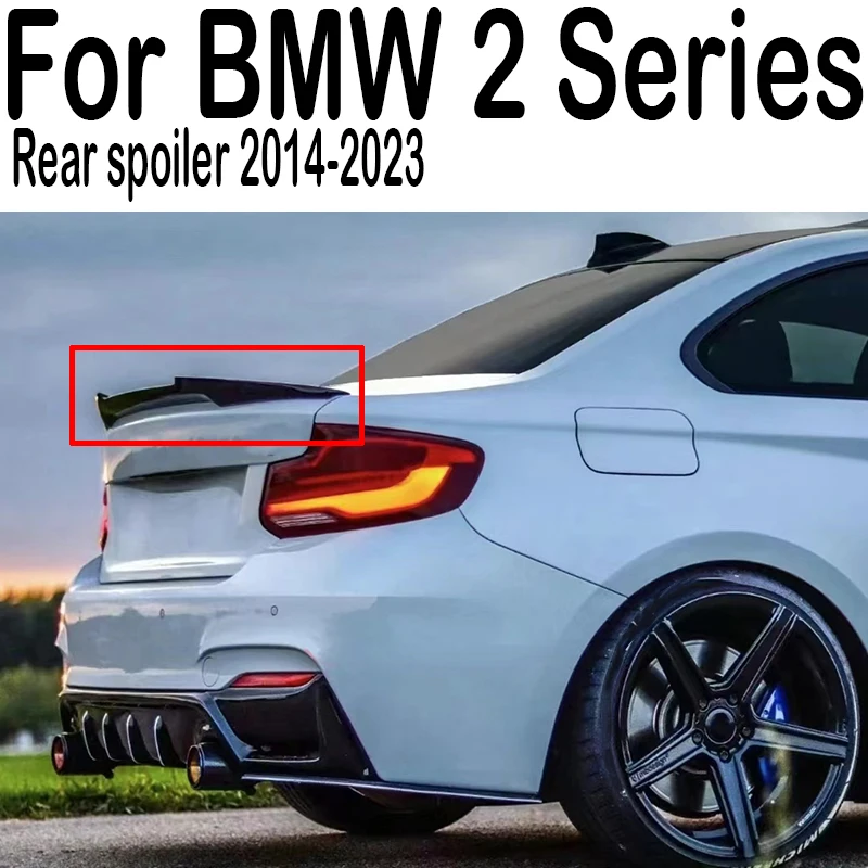 

For 2014-2023 BMW 5 Series F22 F23 F87 M4 Style Car Rear Trunk Lid Lip Body Kit Spoiler Wings Carbon Accessories