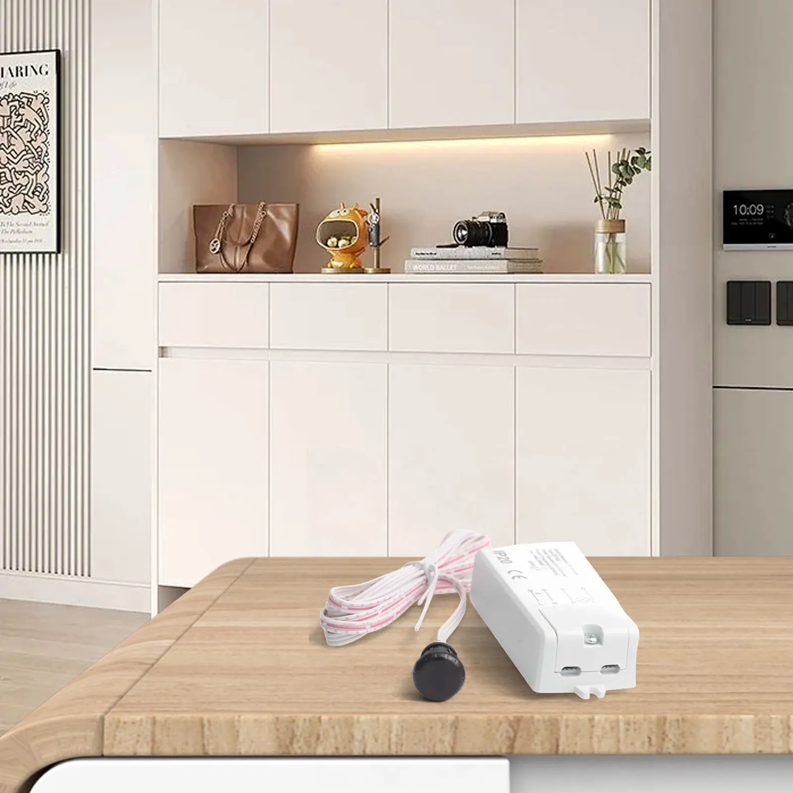 Infrarot-Touch-Sensor-Schalter, 220–240 V AC, Näherungssensor, Schrank-Wellen-Schalter, Infrarot-Rot, Ein/Aus, elektrische Haushaltsteile