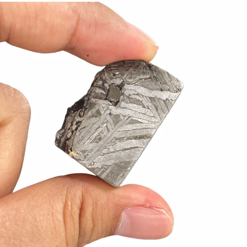 60g Muonionalusta Iron Meteorite Specimen Iron Meteorite Slice Natural Meteorite Material Collection - CC191