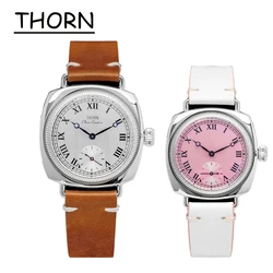 THORN T002 VD78 Quartz Movement Sapphire Crsyatl Stainless Steel Tribute Oyster Style 36mm Men Watch Retro Wristwatch