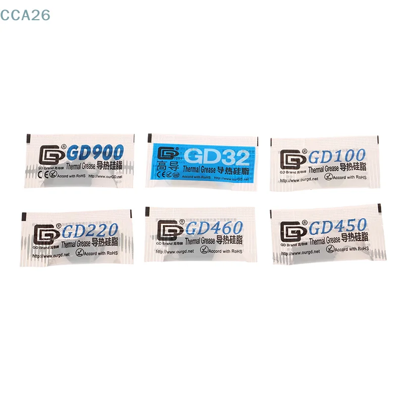 10Pcs Thermal Grease For P1S A1 Mini Thermal Paste GD32 GD100 GD220 GD450 GD460 GD900 For 3D Printer Parts