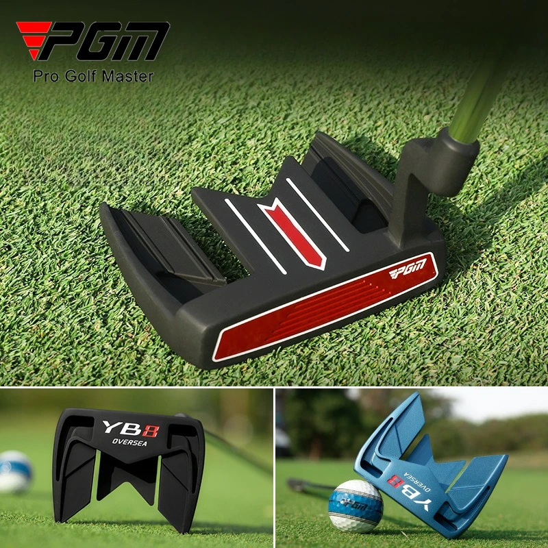 

Гольф-паттер PGM с линией прицеливания в виде стрелки, стабильный, с низким центром тяжести, высокая устойчивость при смещении цели, мужские клюшки TUG097