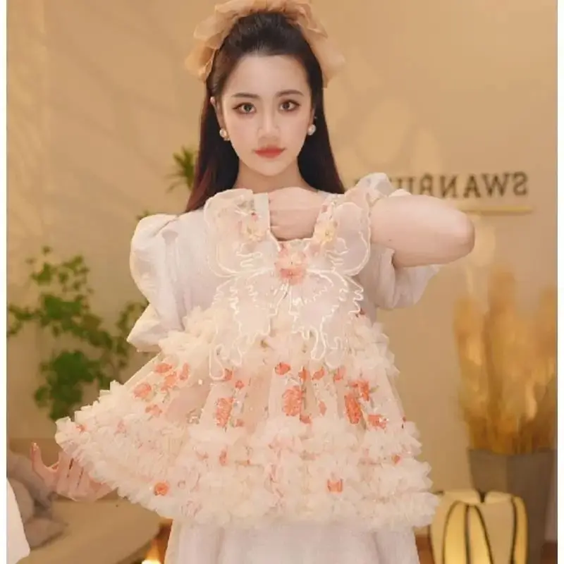 

Girls' Dress2025Summer New Children's Stylish Princess Dress Baby Fashionable Fairy Dress Wings Beach Dress