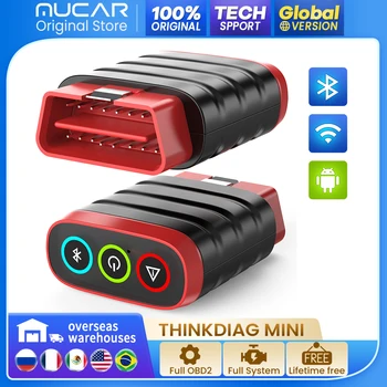 THINKCAR Thinkdiag MINI OBD2-scanner volledig systeem Bluetooth Automotive diagnostisch hulpmiddel OBD-codelezer scan Levenslange gratis update