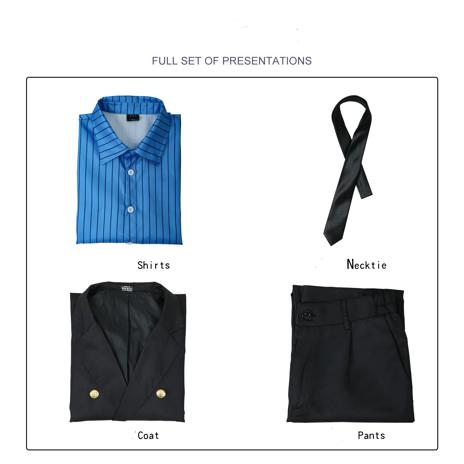 Anime Een Stuk Sanji Cosplay Kostuum Blauw Geel Shirt Pak Uniformen Volledige Set Halloween Party Rollenspel Outfit voor Volwassen Mannen