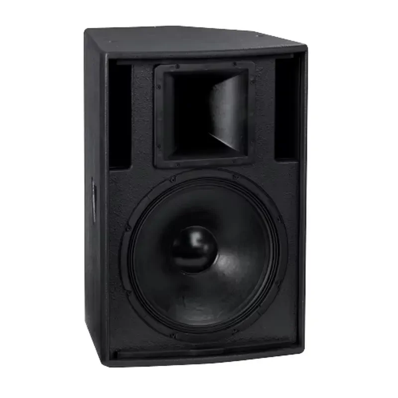 F15 Inch Passive Two Way Full Range Speaker Professional DJ Stage Karaoke Wooden PA System