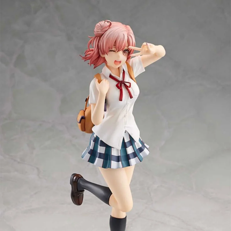 Figura Coleccionable de Yui Yuigahama, Estatua de Anime Oregairu de Estudiante de Secundaria, Adorno de Escritorio para Fans del Anime, Regalo