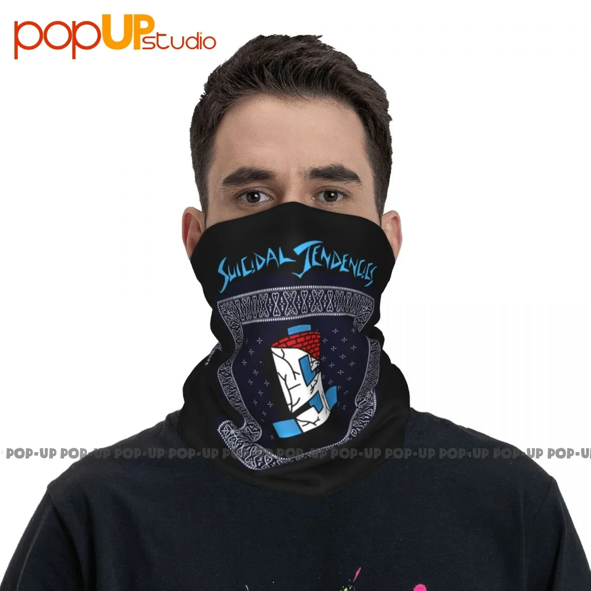 الميول الانتحارية الفرقة المتشددين الشرير Hxc سكيت الشرير Dogtown الرقبة الجراب باندانا وشاح قناع الوجه #5