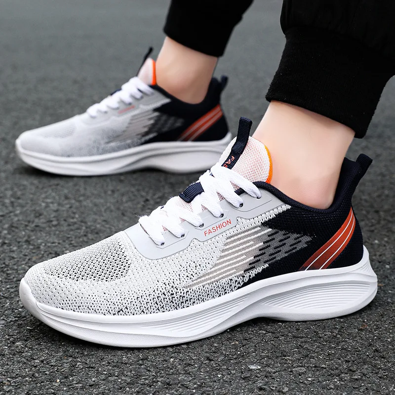 Men's shoes spring and autumn breathable comfortable sports leisure running shoes lightweight soft-soled sports shoes