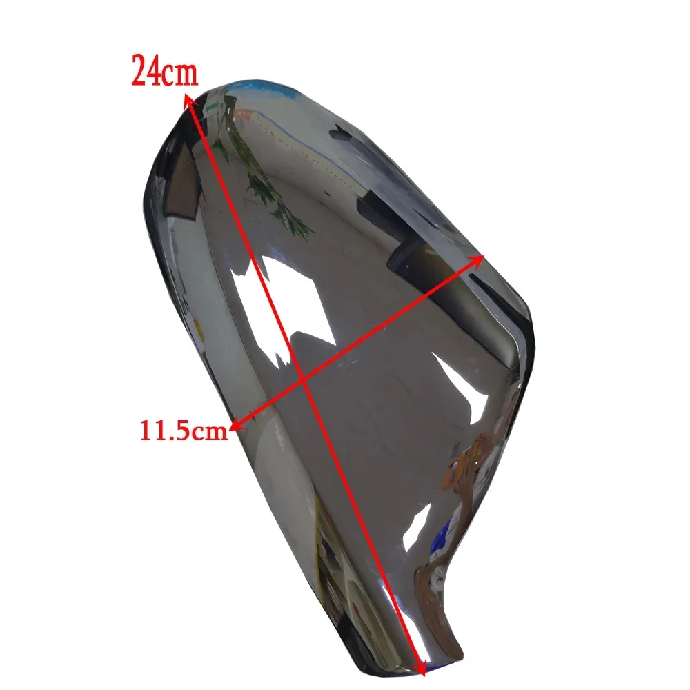 1 Pair For Peugeot 307 CC SW 407 2004 - 2012 Door Side Wing Mirror Chrome Cover Rearview Cap Accessories Car Styling