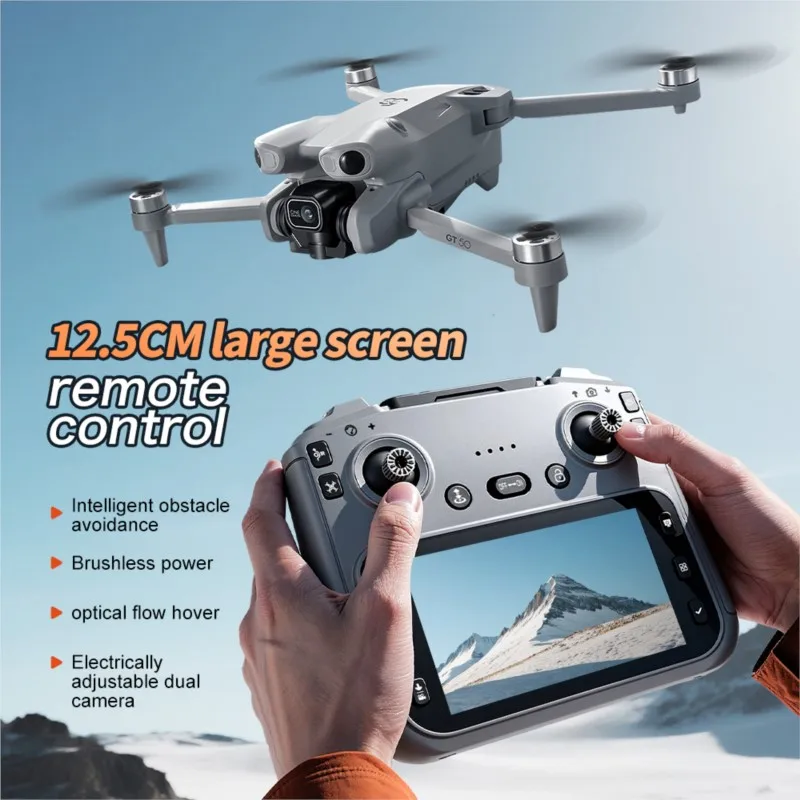 Drone professionnel GT50 PRO, caméra 4K HD EIS, positionnement du flux optique, WIFI 5G, FPV, écran UAV, télécommande, quadrirotor, jouets pliables