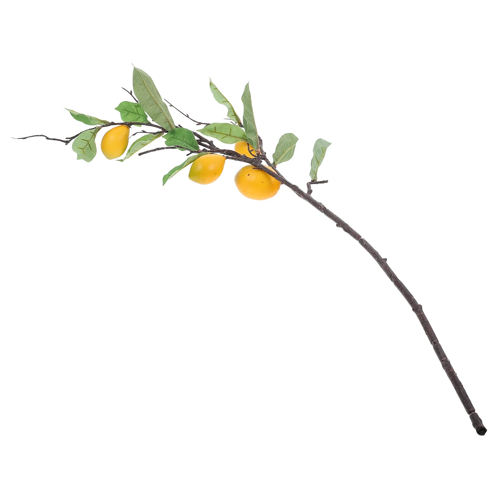 

Artificial Lemon Branch with Realistic Fruit Filled Vase Decor for Kitchen Table Centerpiece Home Office Living Room Farmhouse