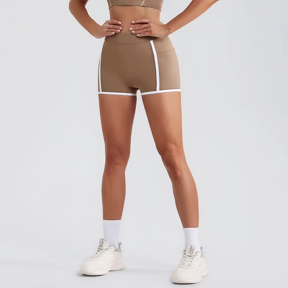 Maxdutti Yoga Shorts With High Waist Hip Lifting Quick Drying High Elasticity And Anti Glare Fitness Pants Summer Bermuda 2026