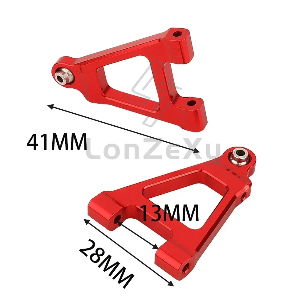 Para MJX Hyper Go 1/14 RC 14301 14302 14303, conjunto de Metal para coche, brazo oscilante delantero y trasero, nudillo de dirección, piezas mejoradas