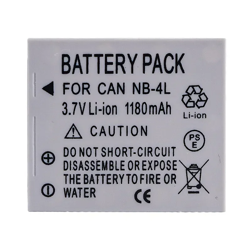 NB-4L Camera Battery Suitable for Canon IXUS 120IS 115HS 220HS 110IS 117HS 780IS 230HS IXUS 255HS