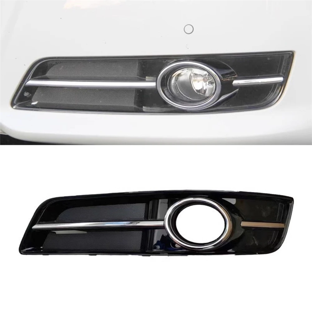 

Front Bumper Fog Light Grille Cover 8P0807681J 8P0807682J For Audi A3 8P 2010-2013 With Chrome Ring Bezel (Not For S-line)