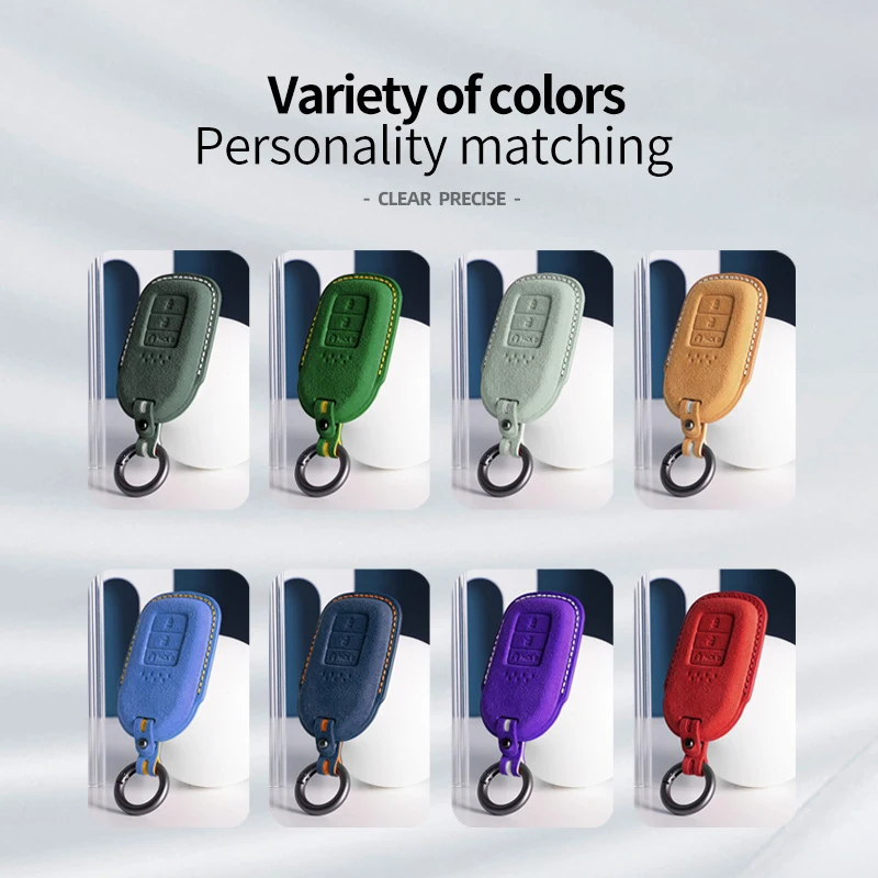 for honda D Suede keycase suitable  three-dimensional keycase with fashionable and multi-color options