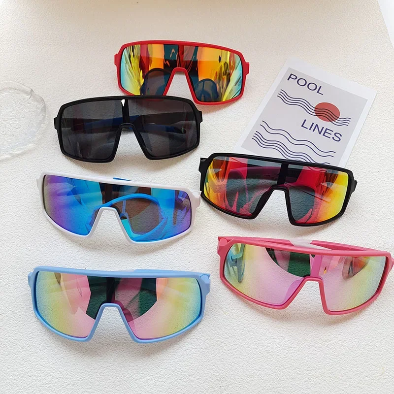 Kinder-Sonnenbrille für Draußen Jungen Mädchen Fahrradbrille UV400 Jugend-Sportbrille Baseball Camping MTB Fahrrad-Eyewear