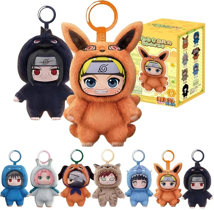

Naruto Shippuden Plush Blind Box Cute Doll Trendy Toy Gift Home Desk Decor Cute Beast Party Ornament surprise box my melody