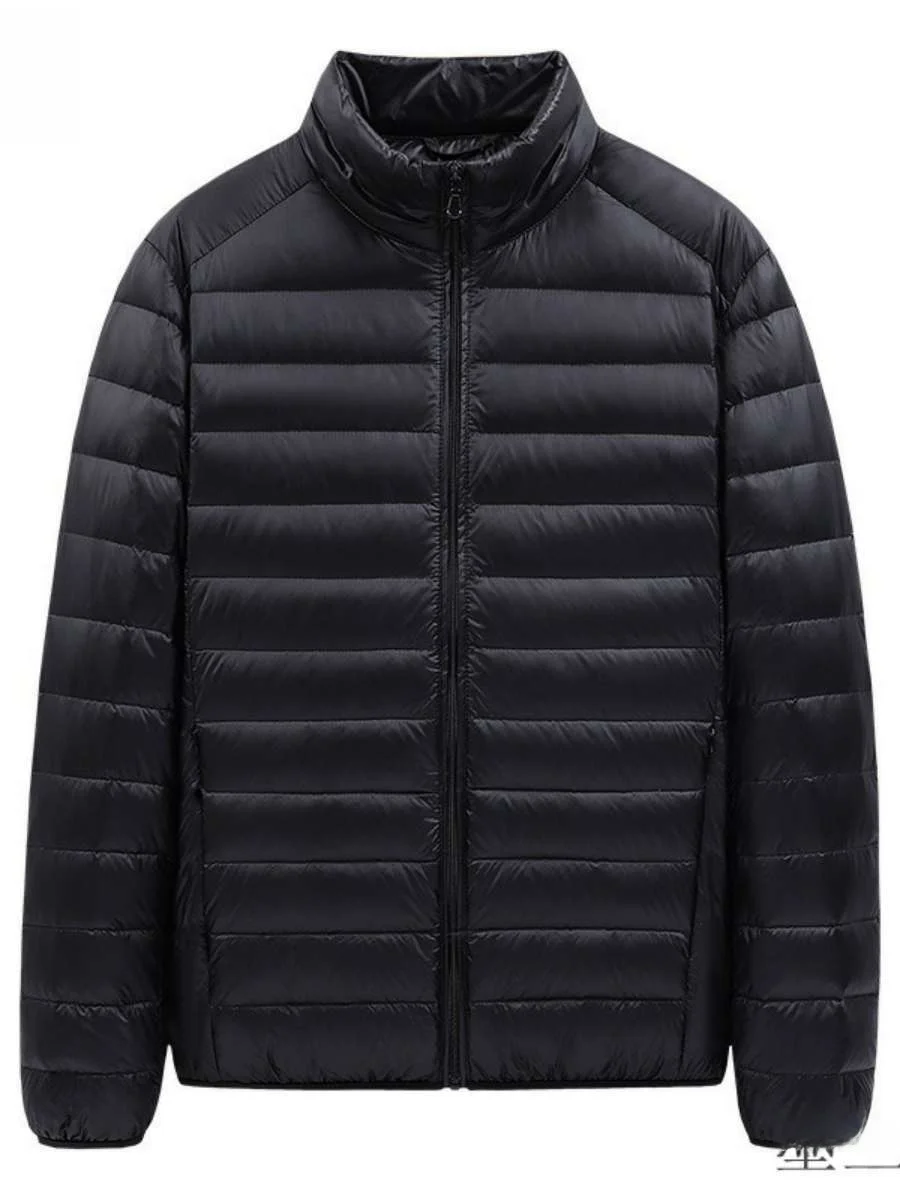 

Men's Winter Large Size down Cotton Jaet Lightweight ort Workwear Labor Protection Outerwear Casual Sle Zipper Closure