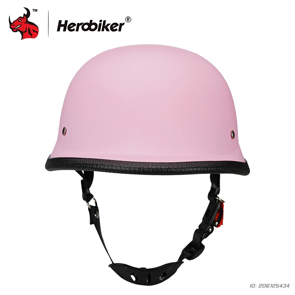 

Helmet Motorcycle Leather Vintage Motorbike Open Face Helmet Men Women Moto Half Helmet Biker Pilot DOT Certification S-XXL