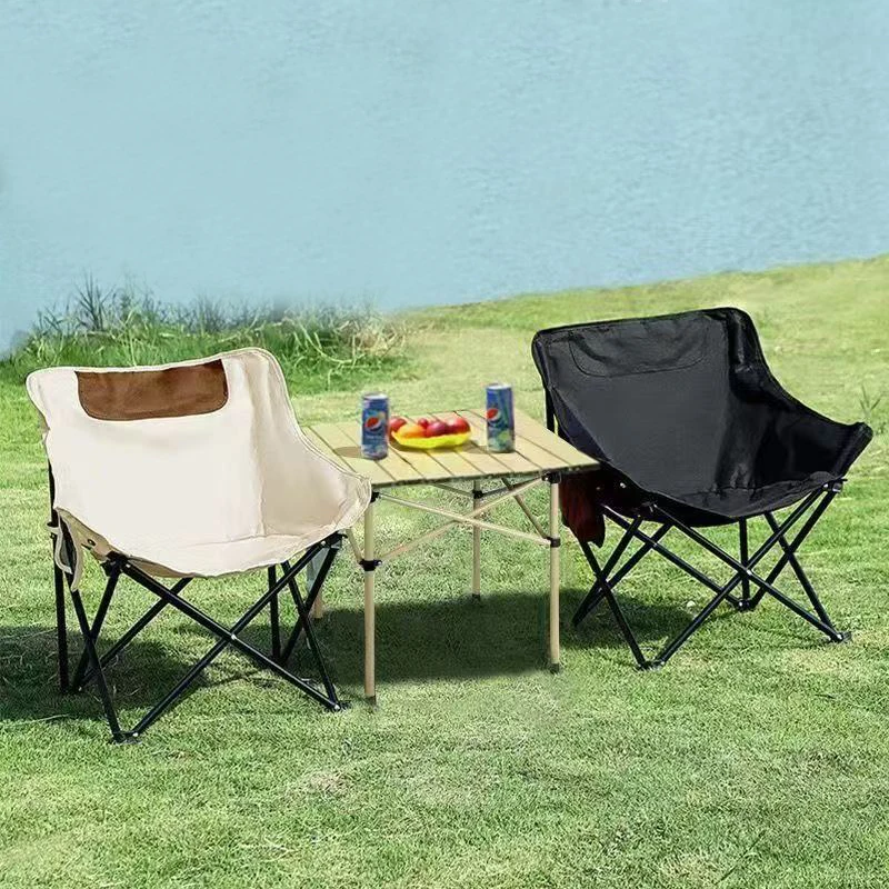 Tragbarer Legierung stuhl für klappbares Camping fischen im Freien, Garten mond Strand rückenlehne, faltbar