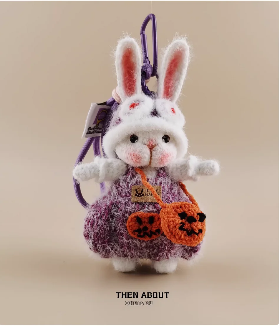 Halloween Candy Bunny doll bag pendant ornaments backpack bag pendant high sense gift.