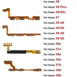 Güç Ses SideKey şerit şerit Huawei Onur Için X5 X6 X6a X6s X7 X7a X8 X8a X9 X9a X7b X8b X9b 4G 5G Güç Hacmi Flex Kablo