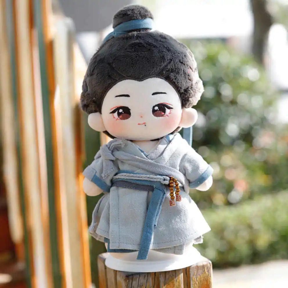 20cm Doll Clothes Wang Yibo Xiao Zhan Zanghai  Ancient Hanfu Costume Suit Stuffed Plush Doll Accessories Anime Toy For Kids Gift